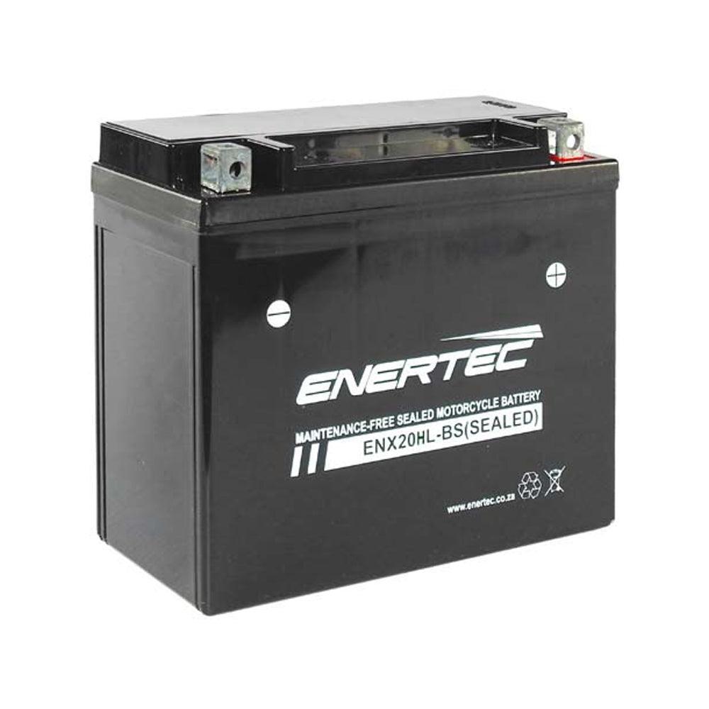 YTX20HL-BS Enertec AGM Motorcycle Battery | Global Batteries Alberton