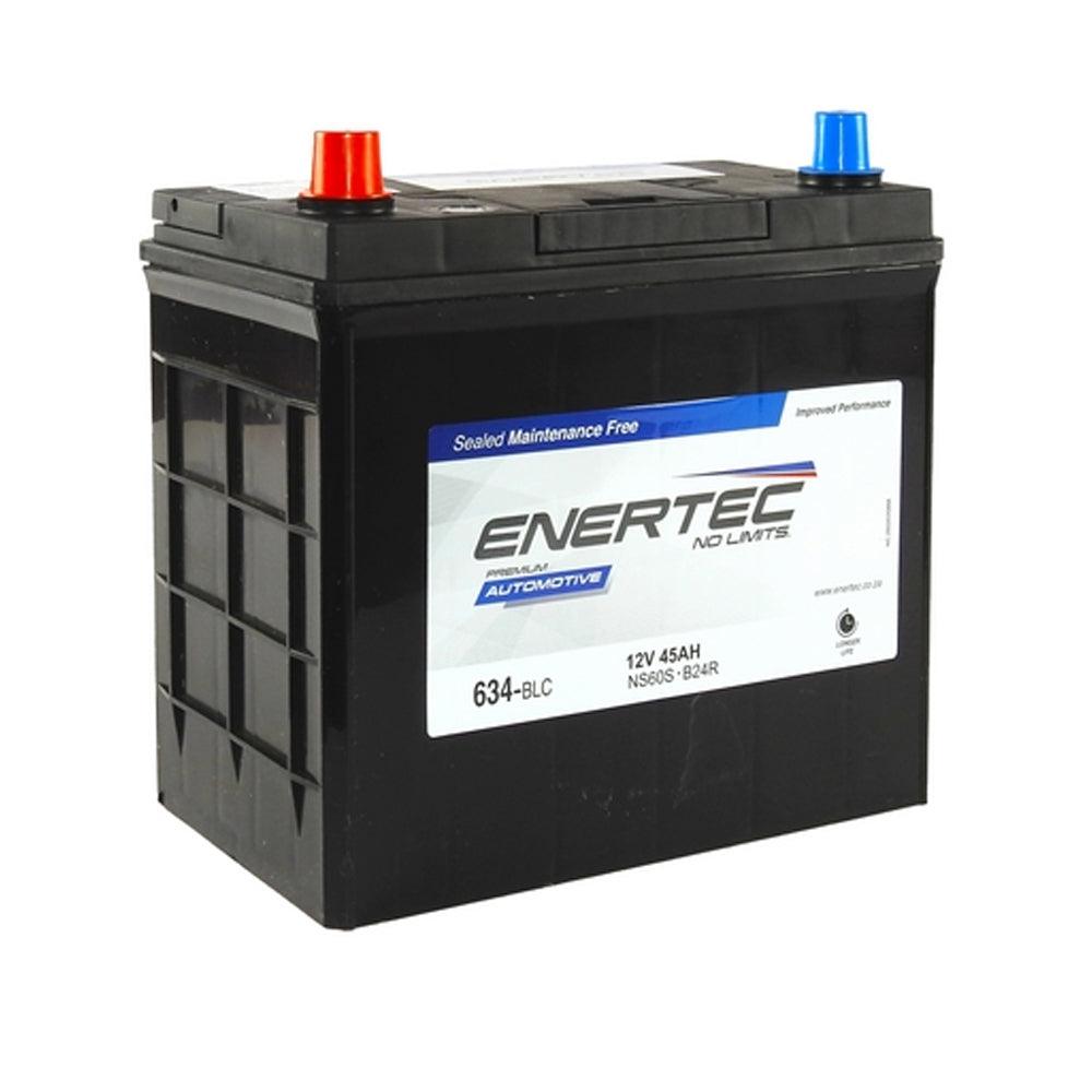 Enertec 634 12V 45Ah 350CCA Lead Acid Car Battery - Global Batteries SA