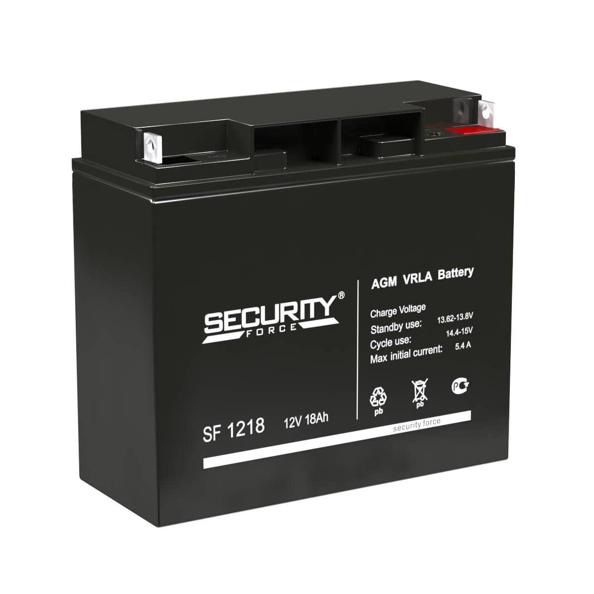 Security Force 12V 18Ah Generator Battery - Global Batteries SA